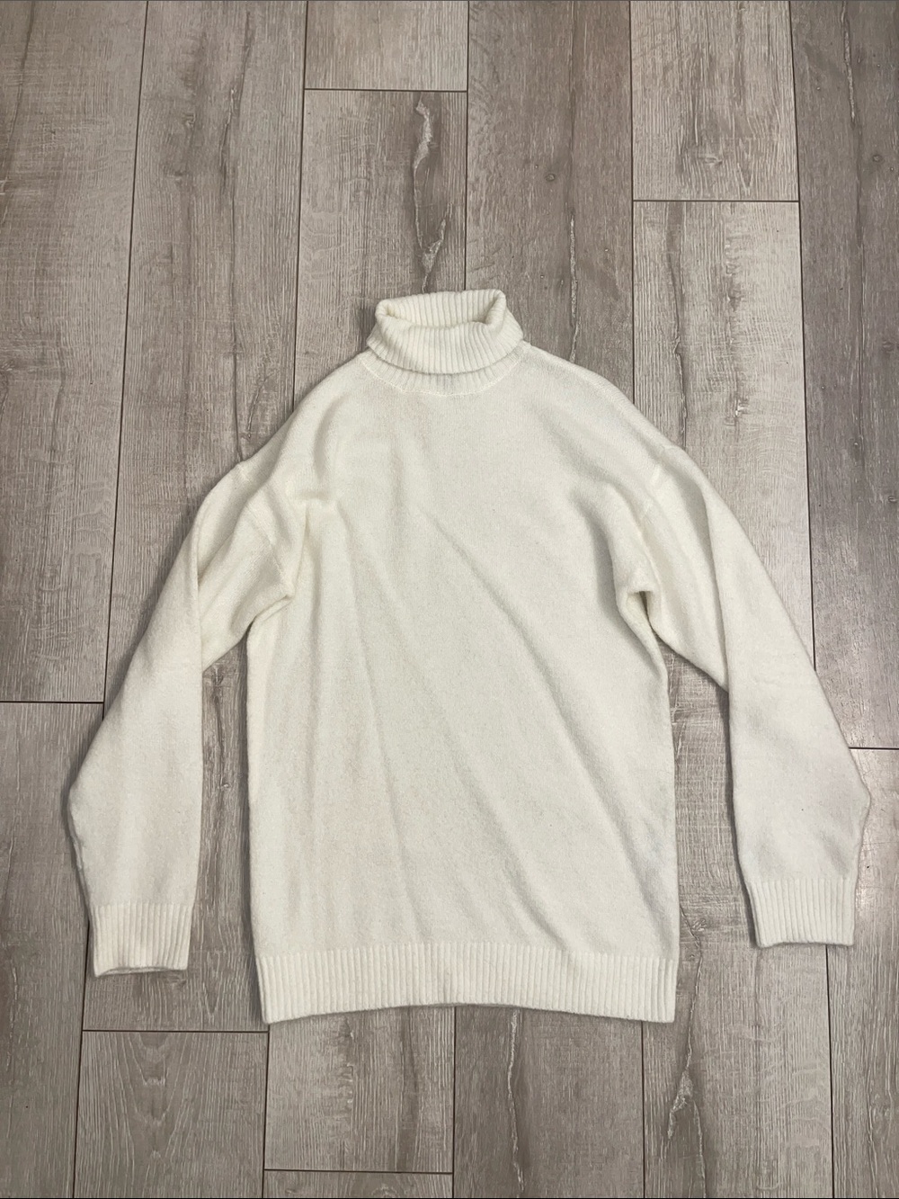 🪞White/Light Cream Turtleneck Sweater Dress XS🪞